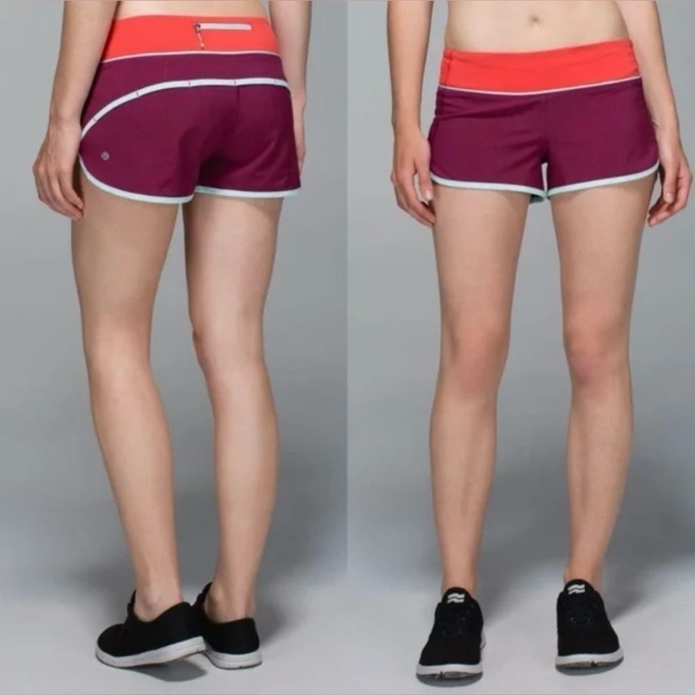 🌟SALE🌟Lululemon red/maroon run speed short! Size 10​​​​​​